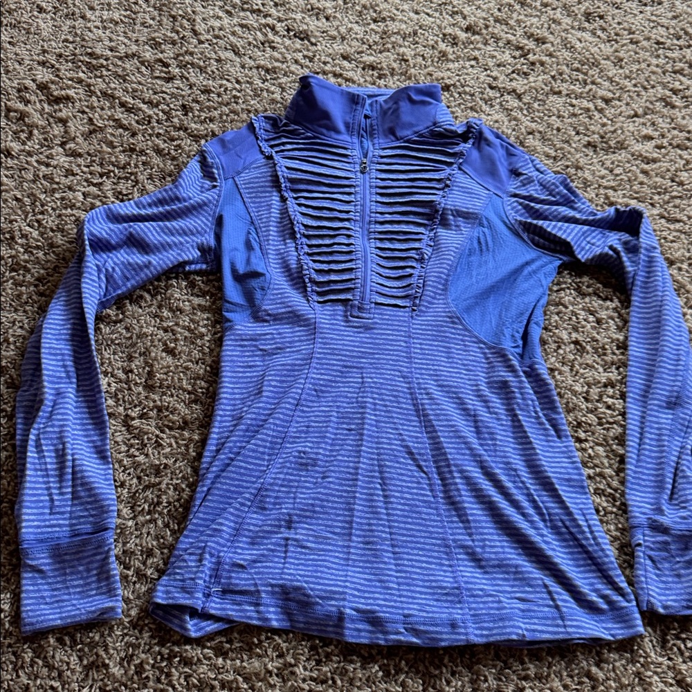 Lululemon purple quarter zip jacket